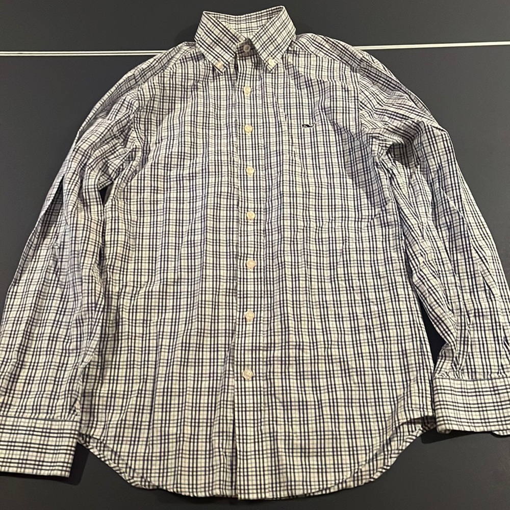 Vineyard Vines Men’s Blue Button Down Dress Shirt Adult XS